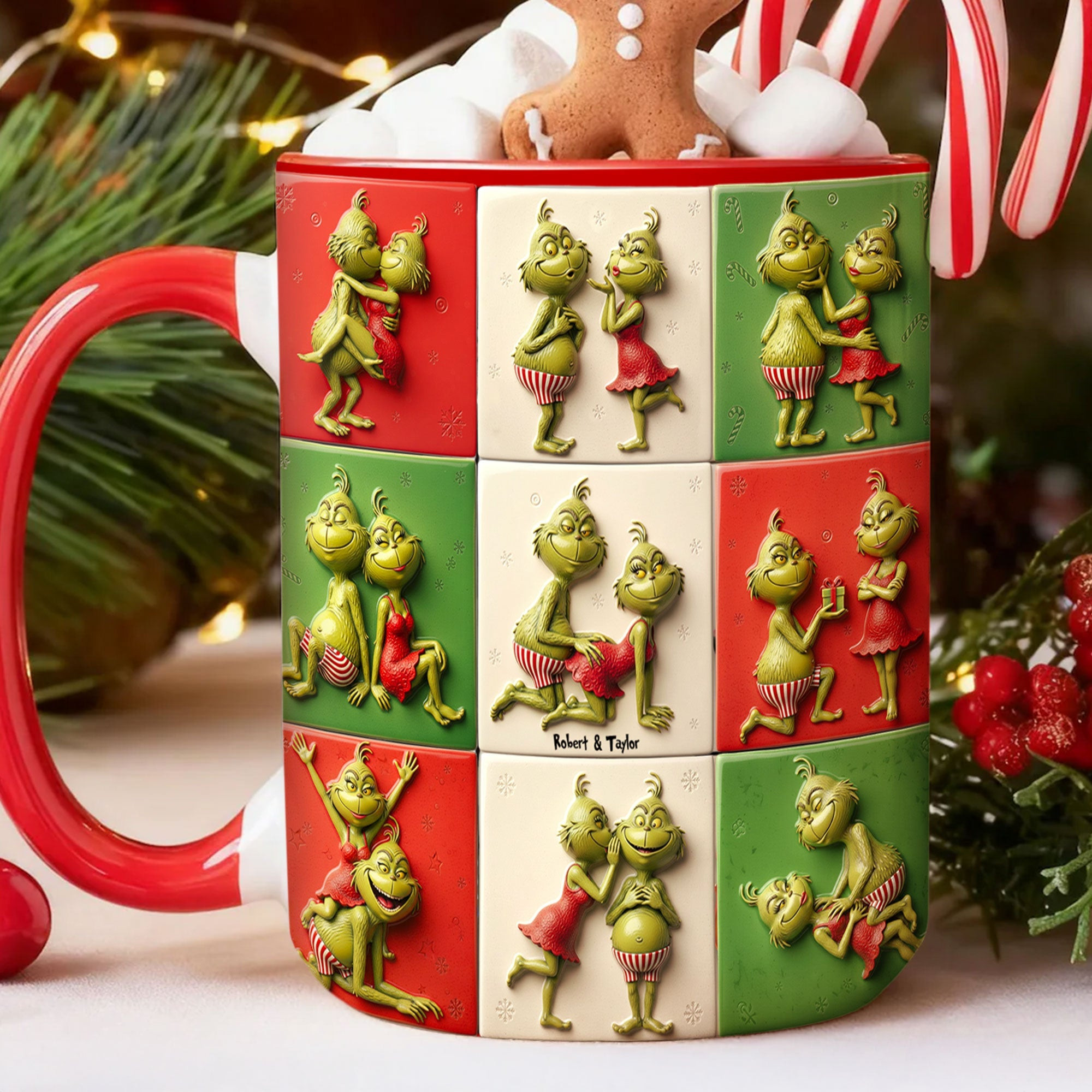 Personalized Christmas Gifts For Couple Coffee Accent Mug - Gag Christmas Gifts For Boss Personalized Christmas Gifts For Couple Coffee Accent Mug - Gag Christmas Gifts For Boss