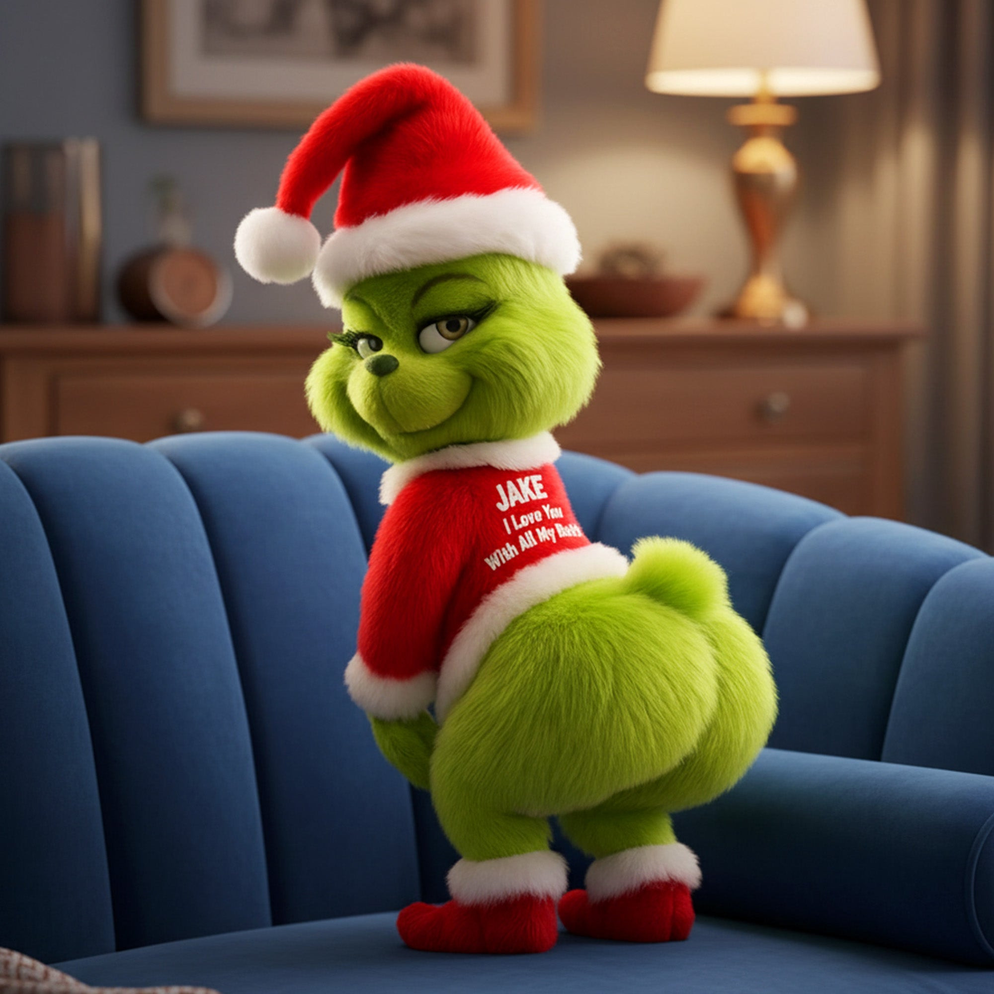 Personalized Christmas Gifts For Couple Shaped Pillow - Awkward Christmas Gifts For Him