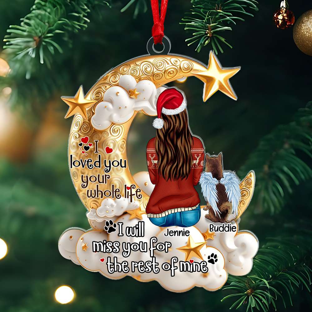 Personalized Christmas Gifts For Dog Lovers Acrylic Ornament - Holiday Tree Decoration Gift Personalized Christmas Gifts For Dog Lovers Acrylic Ornament - Holiday Tree Decoration Gift