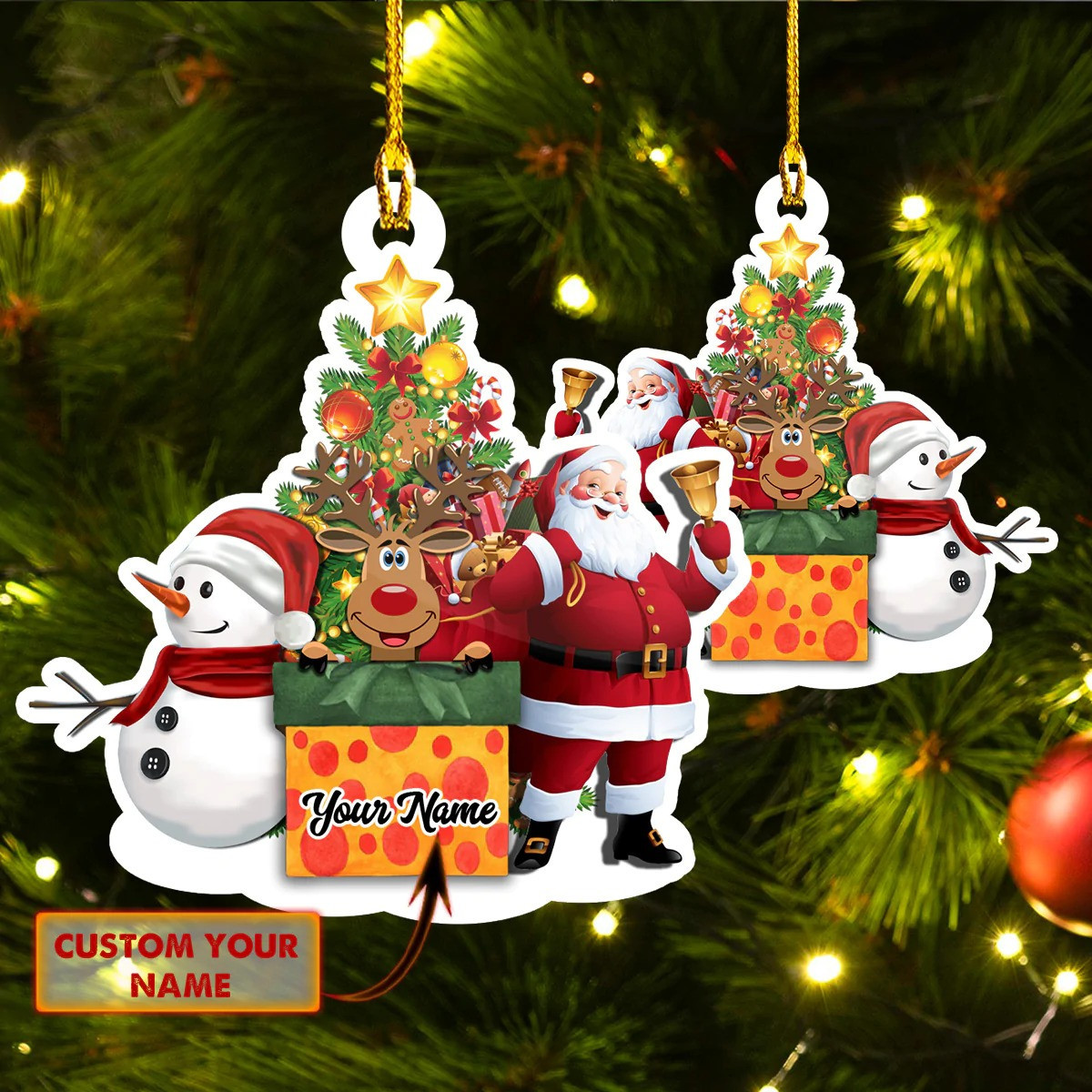 Personalized Christmas Ornament Christmas Tree Hanging Ornaments 2024