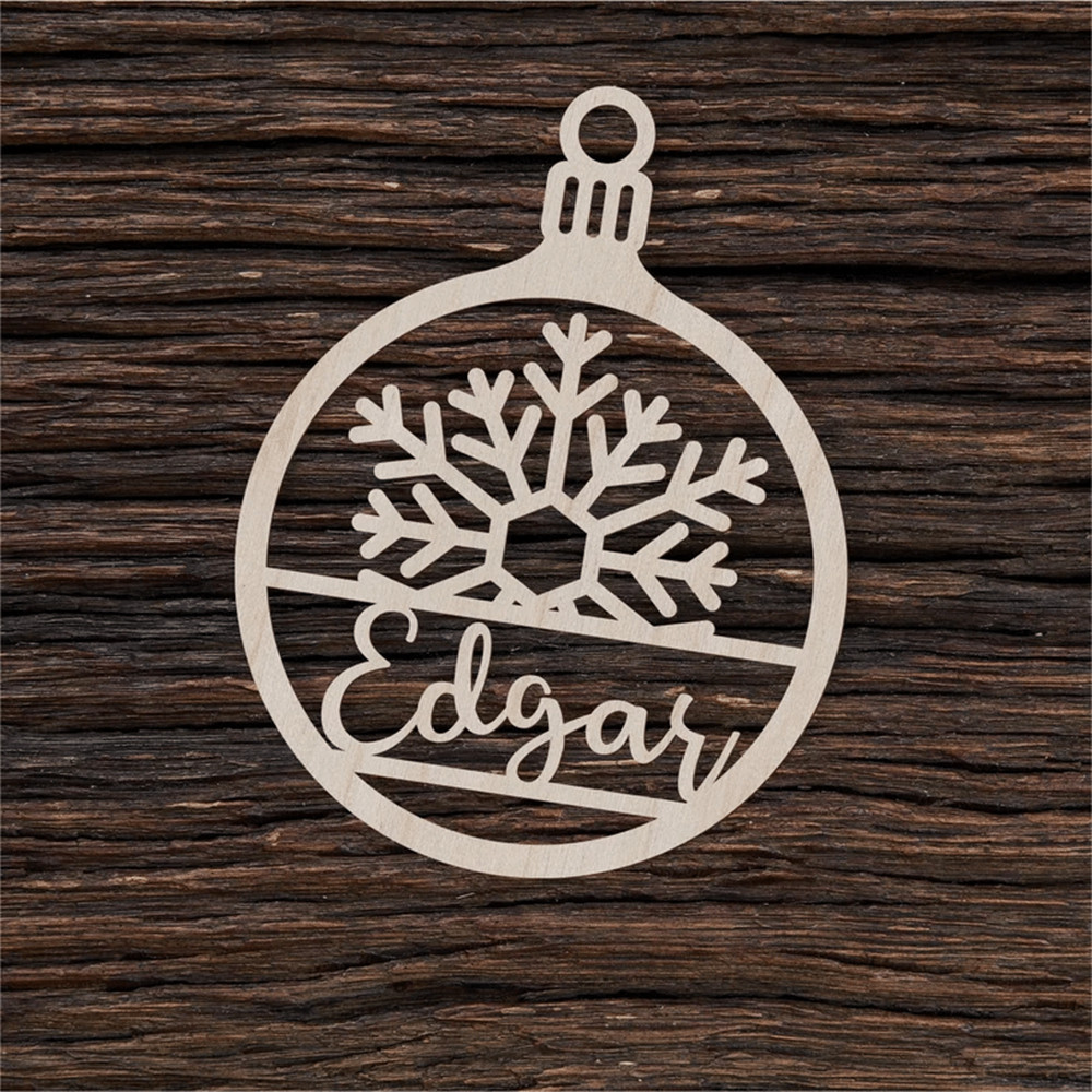 Personalized Christmas Ornament Family Name Ornament Hanging Xmas Tree Decorations