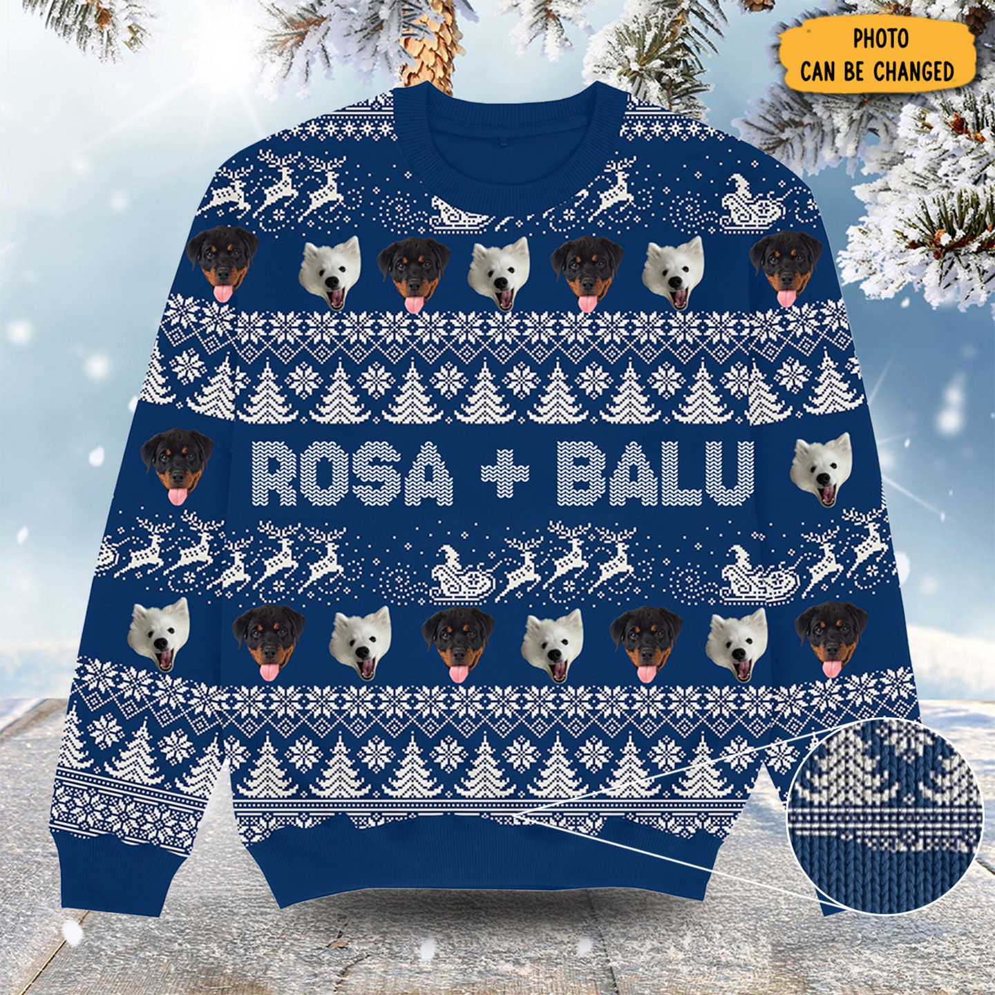 Personalized Christmas Pets Christmas Ugly Sweater Merry Xmas Clothing Bro Christmas Gifts