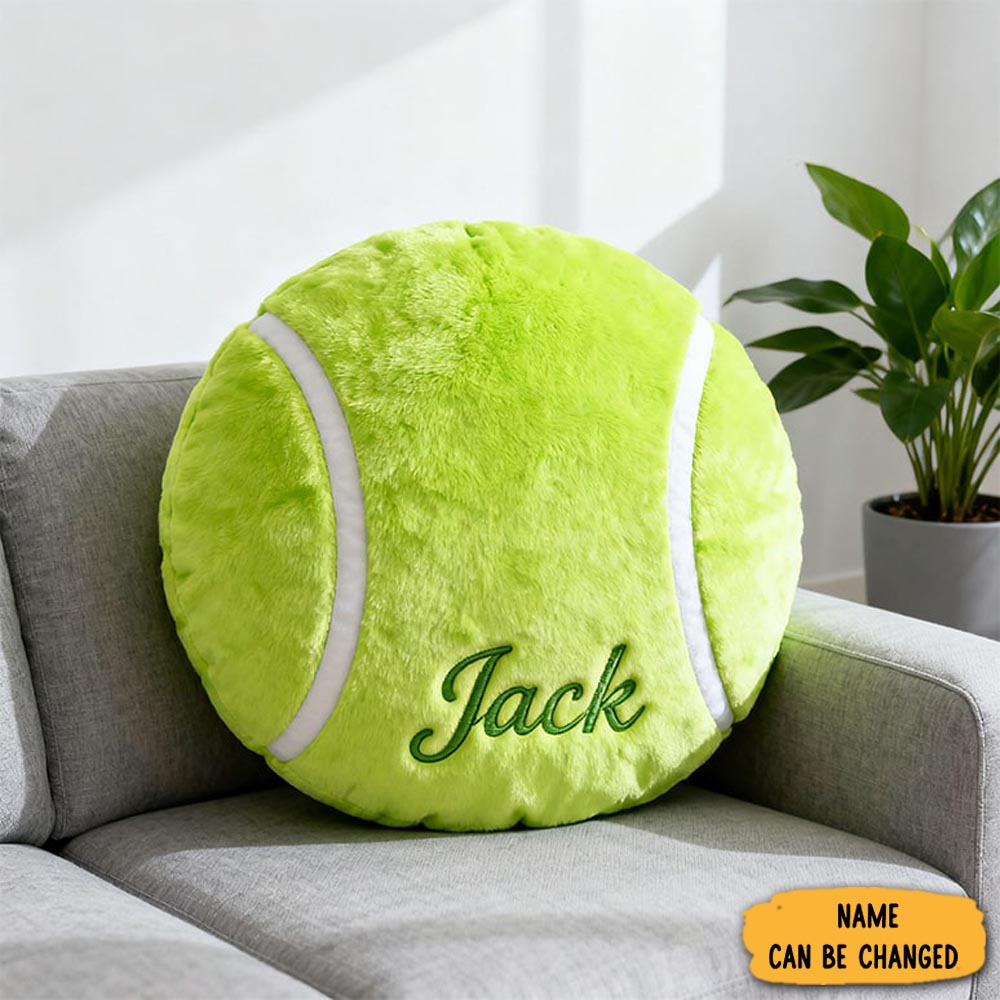 Personalized Classic Tennis Pillow Sport Themed Home Decor Gift For Tennis Players