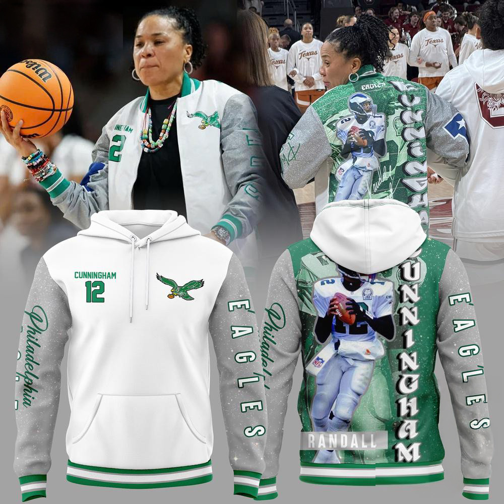 Personalized Coach Dawn Staley Philadelphia Eagles Hoodie Gifts For Football Fan