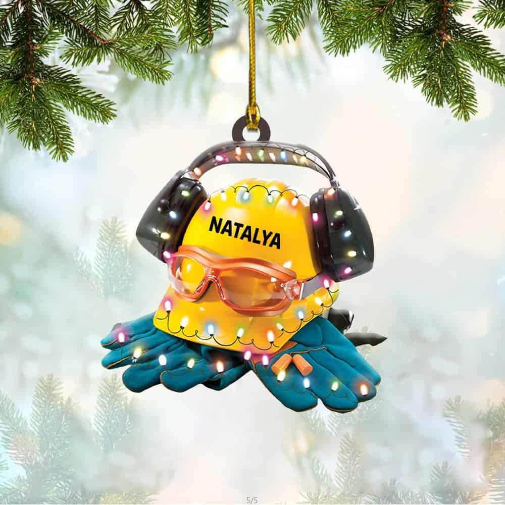 Personalized Coal Mining Equipment Ornament Gift For Coal Miner