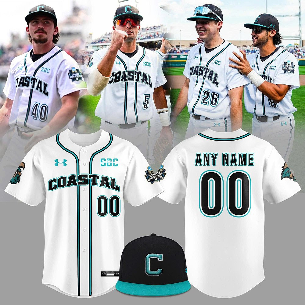 Personalized Coastal Carolina Baseball Jersey Coastal Carolina Apparel Best Gift For Fans