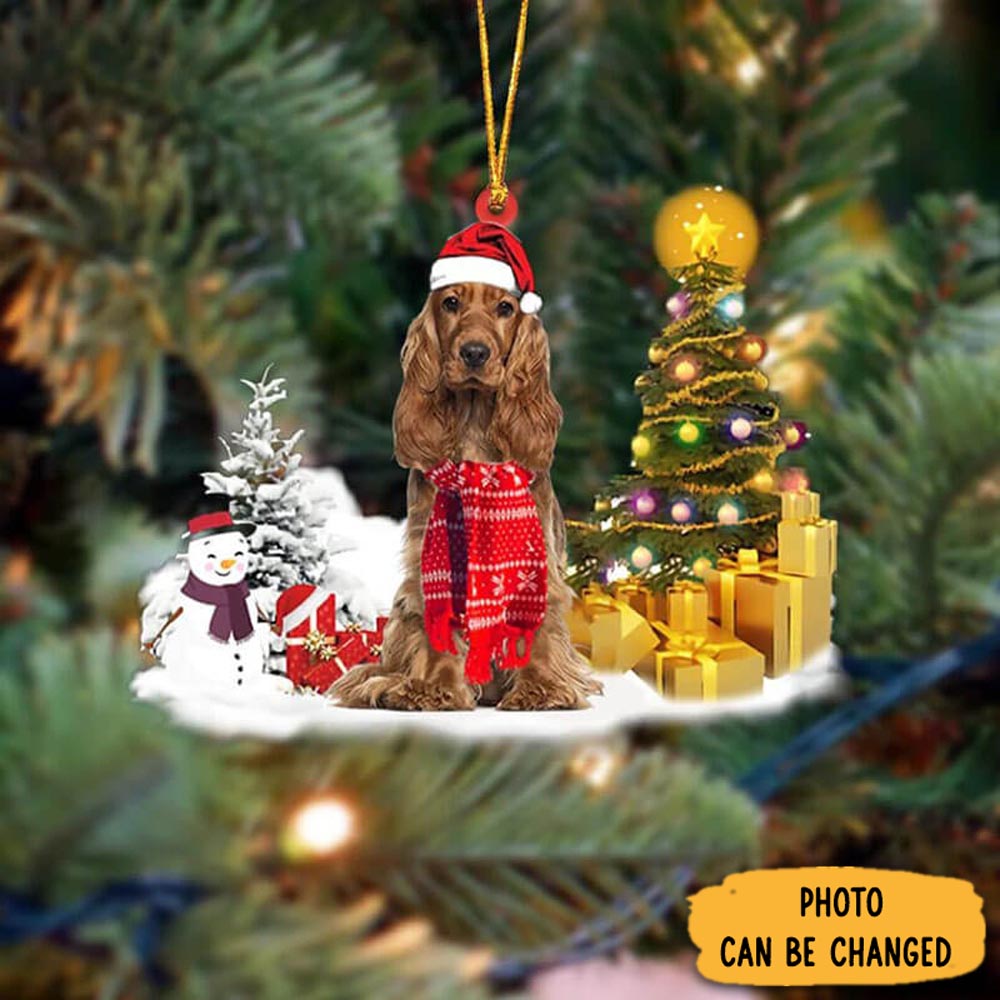Personalized Cocker Spaniel Christmas Ornament Unique Ornament Gift For Friends