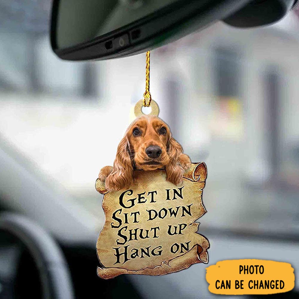 Personalized Cocker Spaniel Get In Ornament Charming Christmas Ornament Gift Idea