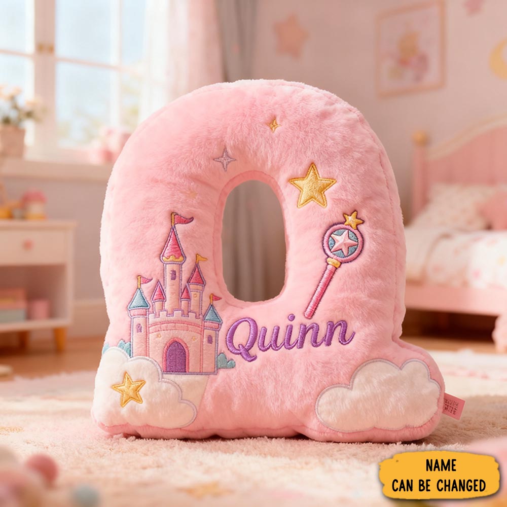 Personalized Colorful 26 Letters Graphic 3d Print Cute Pillow Cut Magic Beautiful Letter Custom Pillow Christmas Gift For Kids