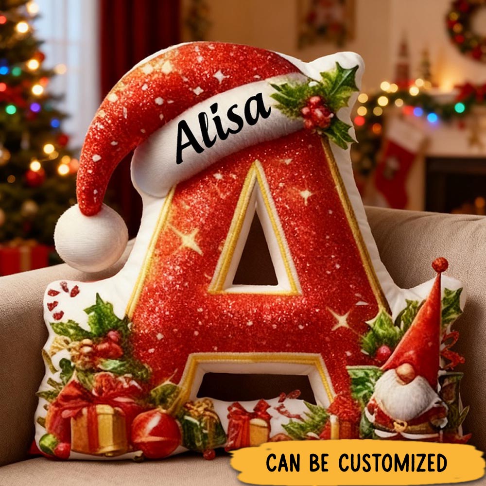 Personalized Colorful 26 Letters Pillow Personalized Alphabet Decor for Tree and Home