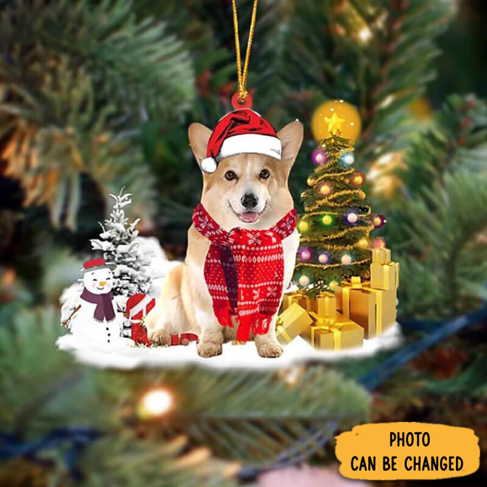 Personalized Corgi Christmas Ornament Perfect Christmas Ornament Gift