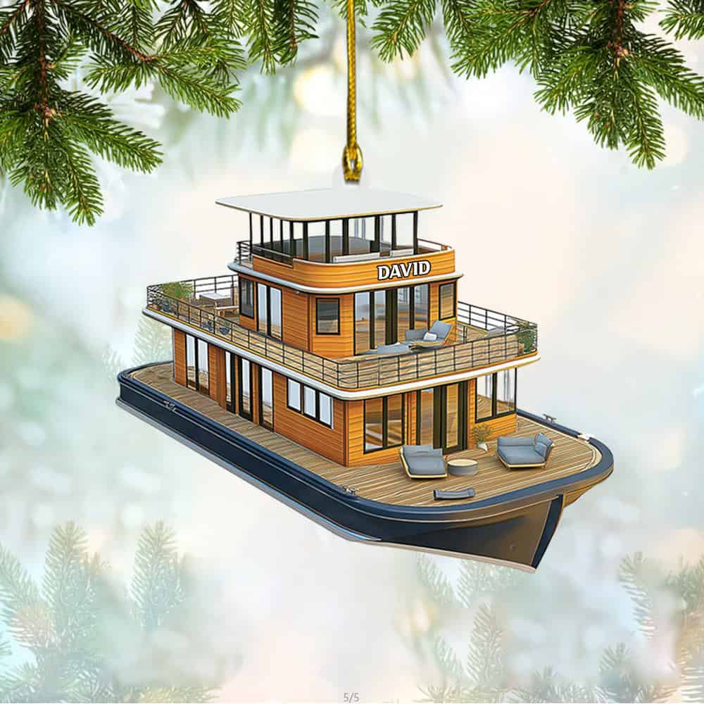 Personalized Cruise Acrylic Christmas Ornament