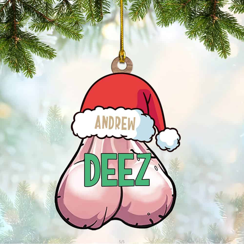 Personalized Custom Acrylic Ornament Gift Idea For Christmas Gift For Him Funny Christmas Ornament
