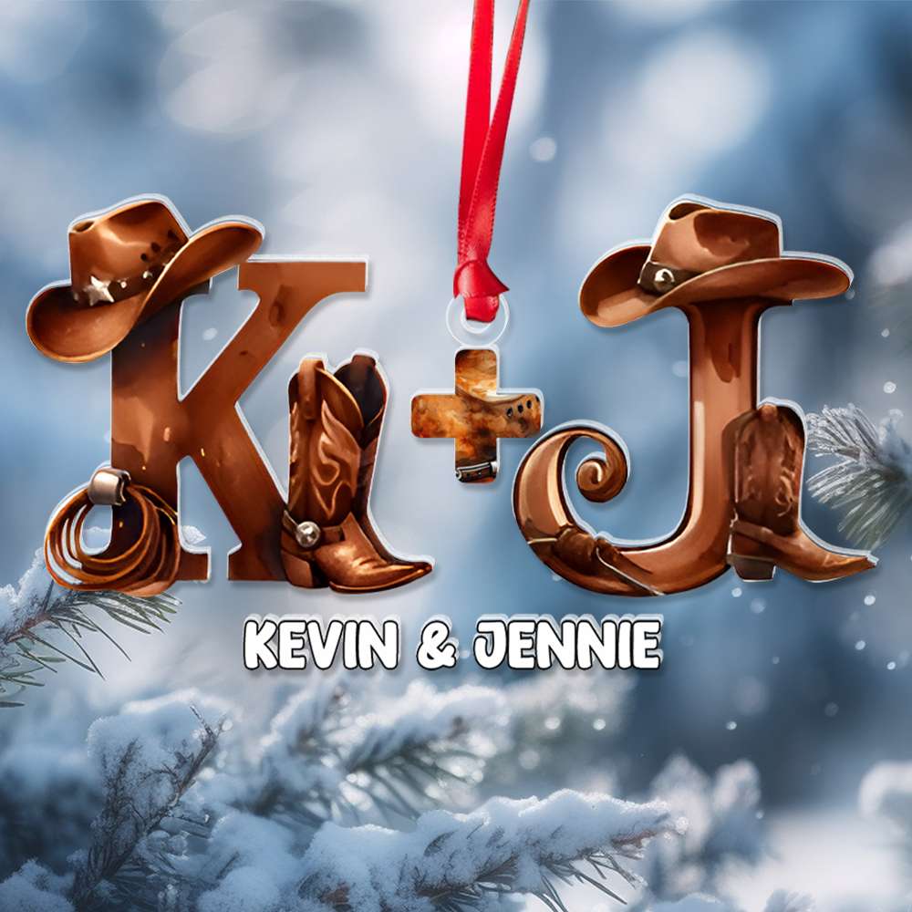 Personalized Custom Letter Gifts For Couple Acrylic Ornamnet - Holiday Tree Decoration Gift Personalized Custom Letter Gifts For Couple Acrylic Ornamnet - Holiday Tree Decoration Gift