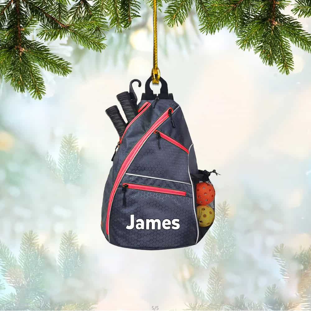 Personalized Custom Name Pickleball Equipment Personalized Ornament Gift For Pickleball Lover