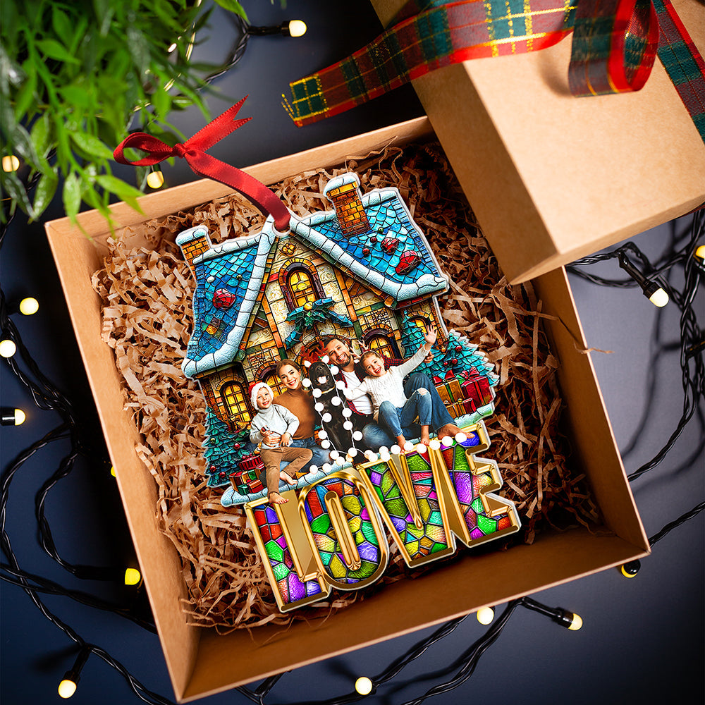 Personalized Custom Photo Gift For Family Christmas Ornament - Holiday Tree Decoration Gift Personalized Custom Photo Gift For Family Christmas Ornament - Holiday Tree Decoration Gift