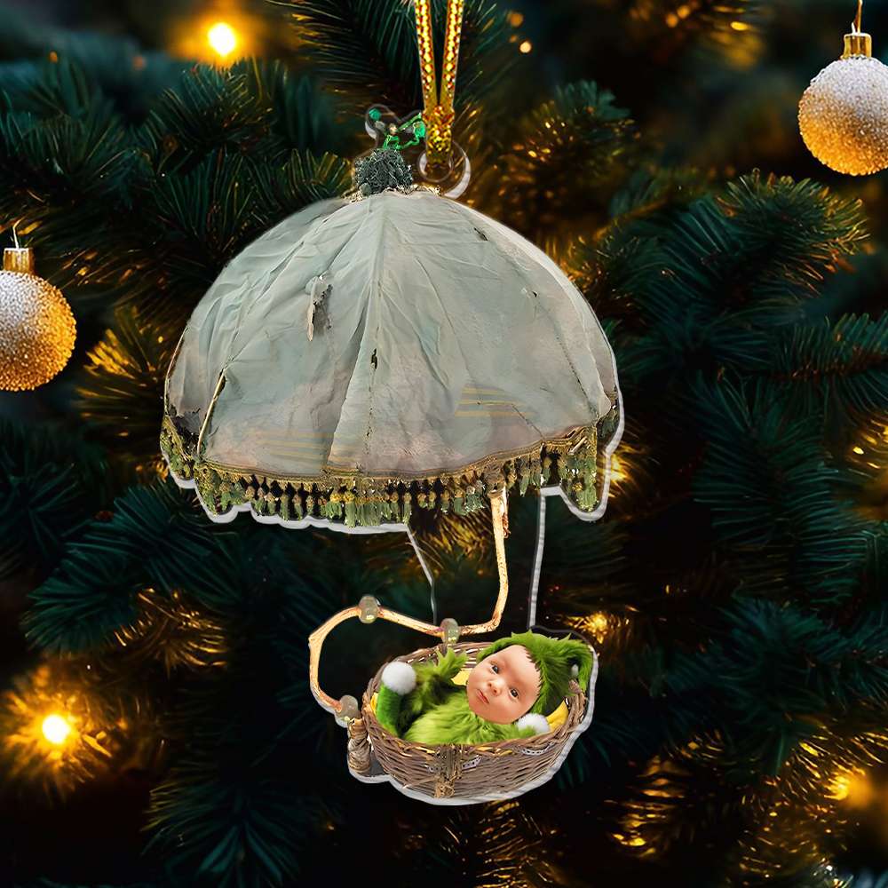 Personalized Custom Photo Gifts For Baby Christmas Ornament - Cute Christmas Tree Gift Idea