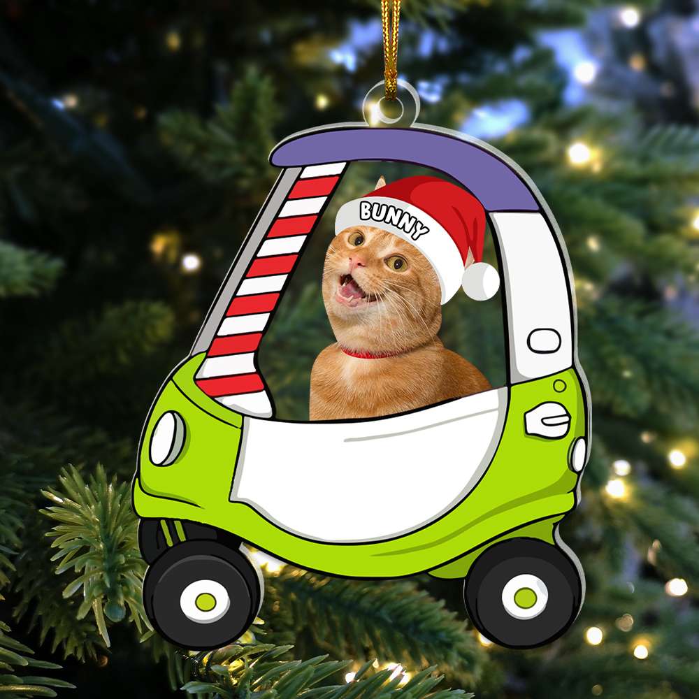 Personalized Custom Photo Gifts For Pet Lovers Christmas Acrylic Ornament - Fun Holiday Ornament Gift