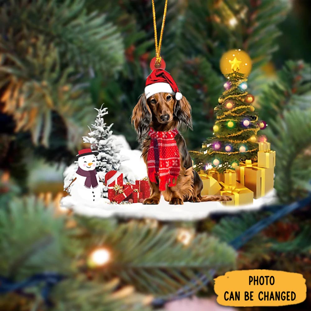 Personalized Dachshund Christmas Ornament Adorable Easter Ornament Keepsake