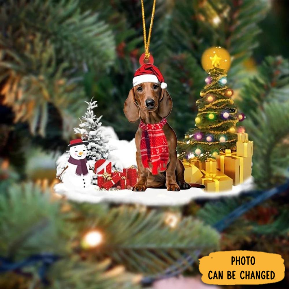 Personalized Dachshund Christmas Ornament Meaningful Birthday Ornament Gift
