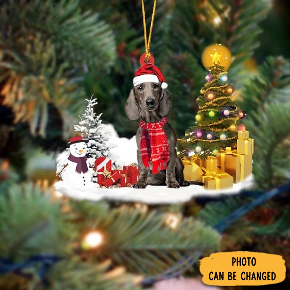 Personalized Dachshund Christmas Ornament Memorable Anniversary Ornament Keepsake