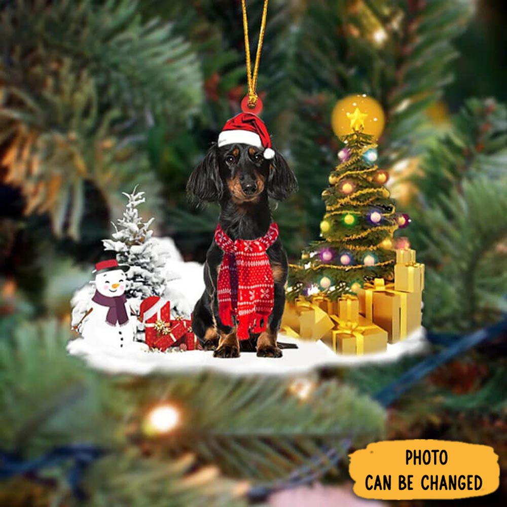 Personalized Dachshund Christmas Ornament Thoughtful Valentine Ornament Gift