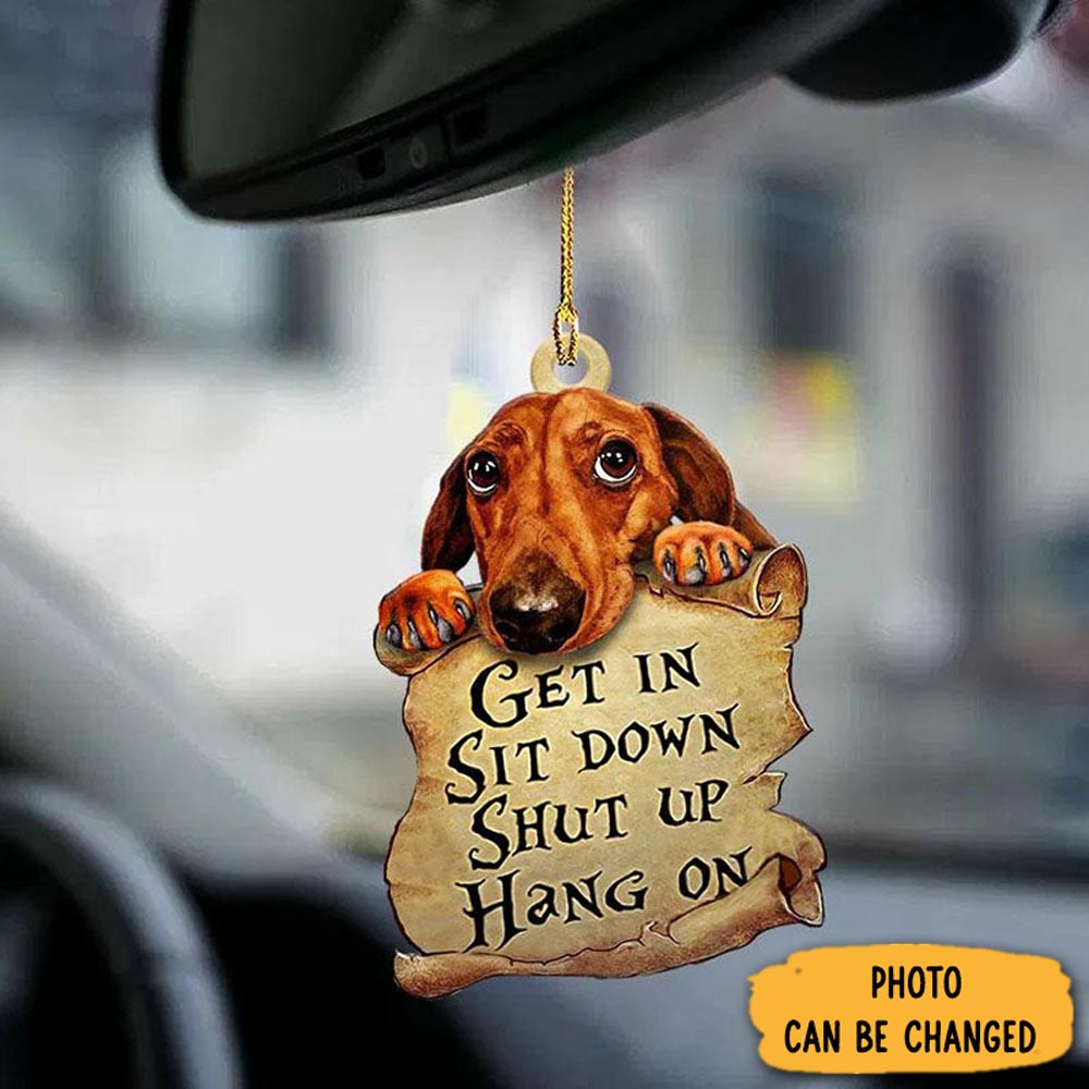 Personalized Dachshund Get In Ornament Lovely Ornament Gift For Him