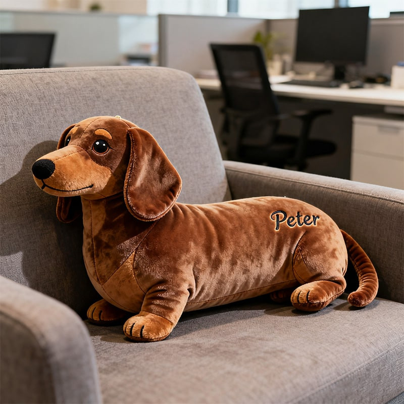 Personalized Dachshund Pillow Home Decor Christmas Gifts For Dachshund Lovers