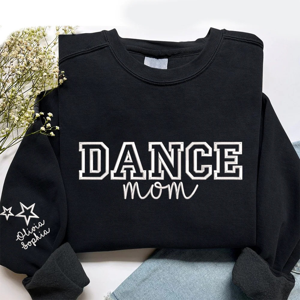 Personalized Dance Mom Sweatshirt Proud Sports Mama Crewneck Team Support Gift for Mom
