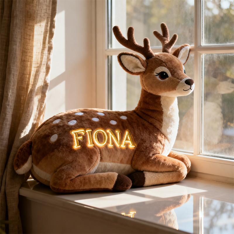 Personalized Deer Pillow Indoor Decor Christmas Presents For Deer Lovers