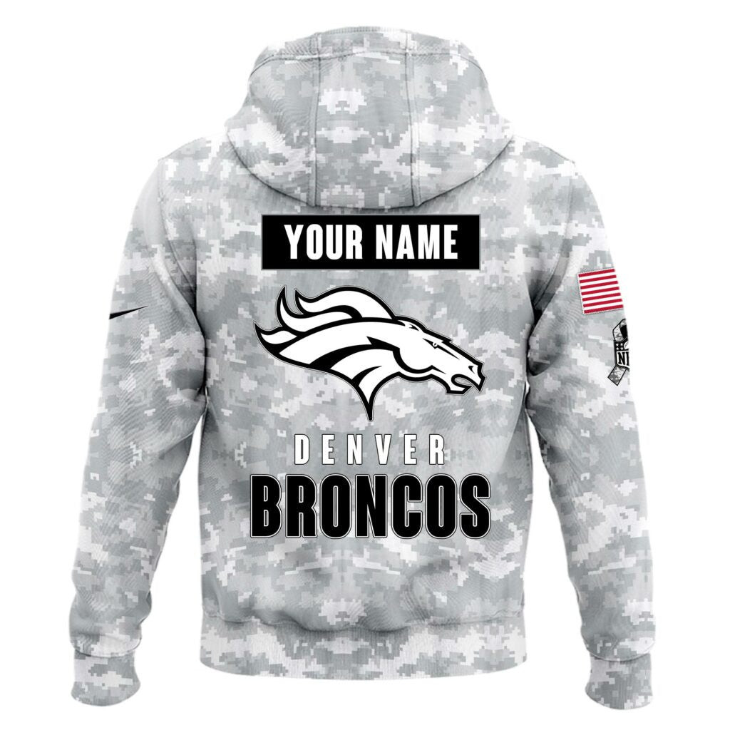 Personalized Denver Broncos Camo 2024 Hoodie Football Fan Gift Ideas