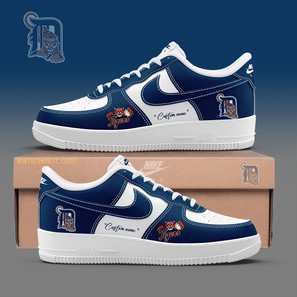 Personalized Detroit Tigers Air Jordan Shoes Merchandise Air Force Sneakers Best Fan Gifts