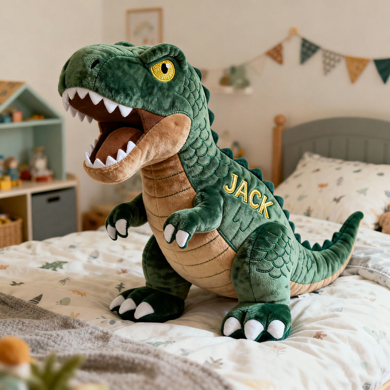 Personalized Dinosaur Pillow Home Decor Christmas Gifts For Dinosaur Lovers