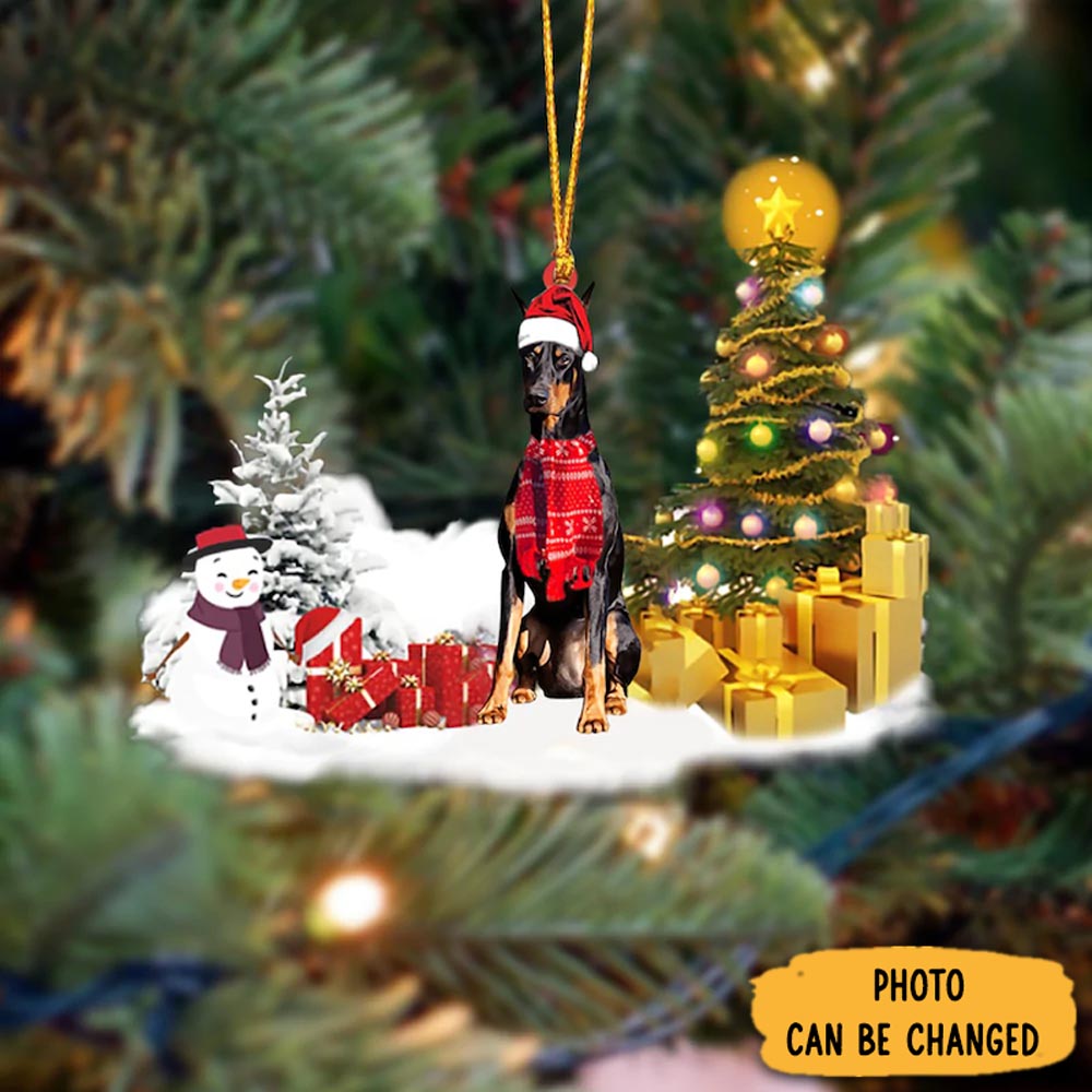 Personalized Doberman Pinscher Christmas Ornament Meaningful Birthday Ornament Gift