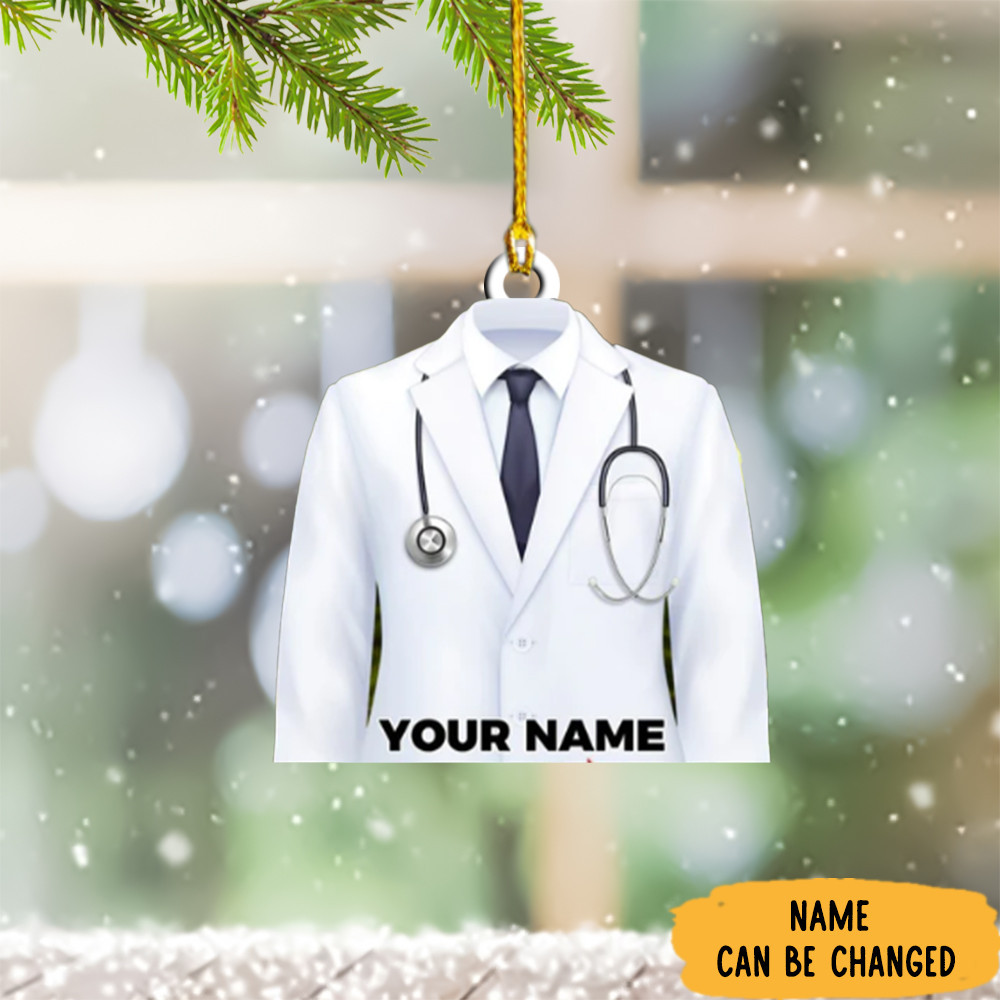 Personalized Doctor Christmas Ornament Doctor Christmas Tree Ornaments 2024
