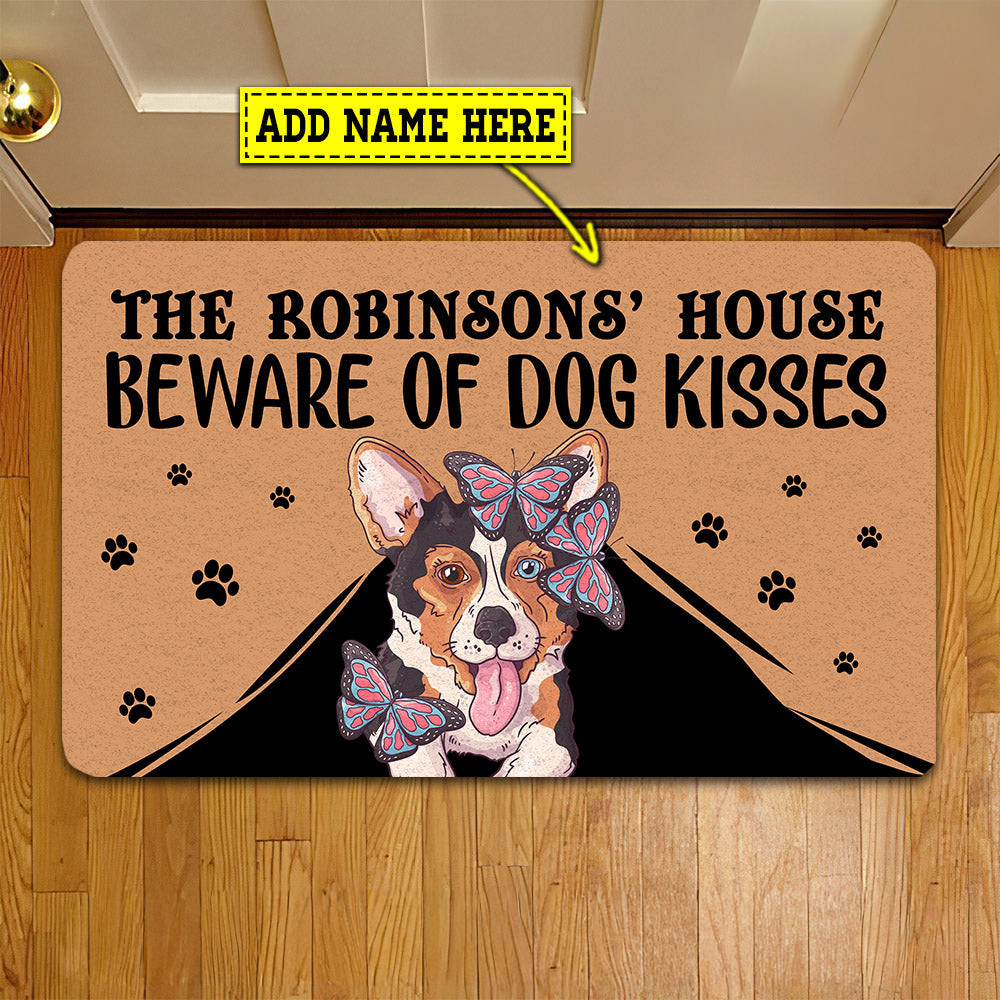 Personalized Dog Doormat The Robinsons House Gift For Dog Lovers New Home Gift Housewarming Gift Dog Decor