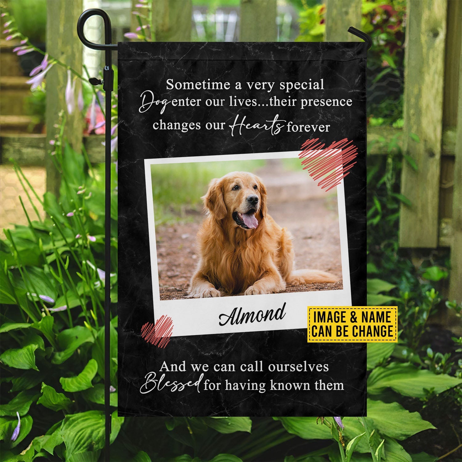 Personalized Dog Flag Sometime A Very Special Dog Enter Our Lives Gift For Dog Owners