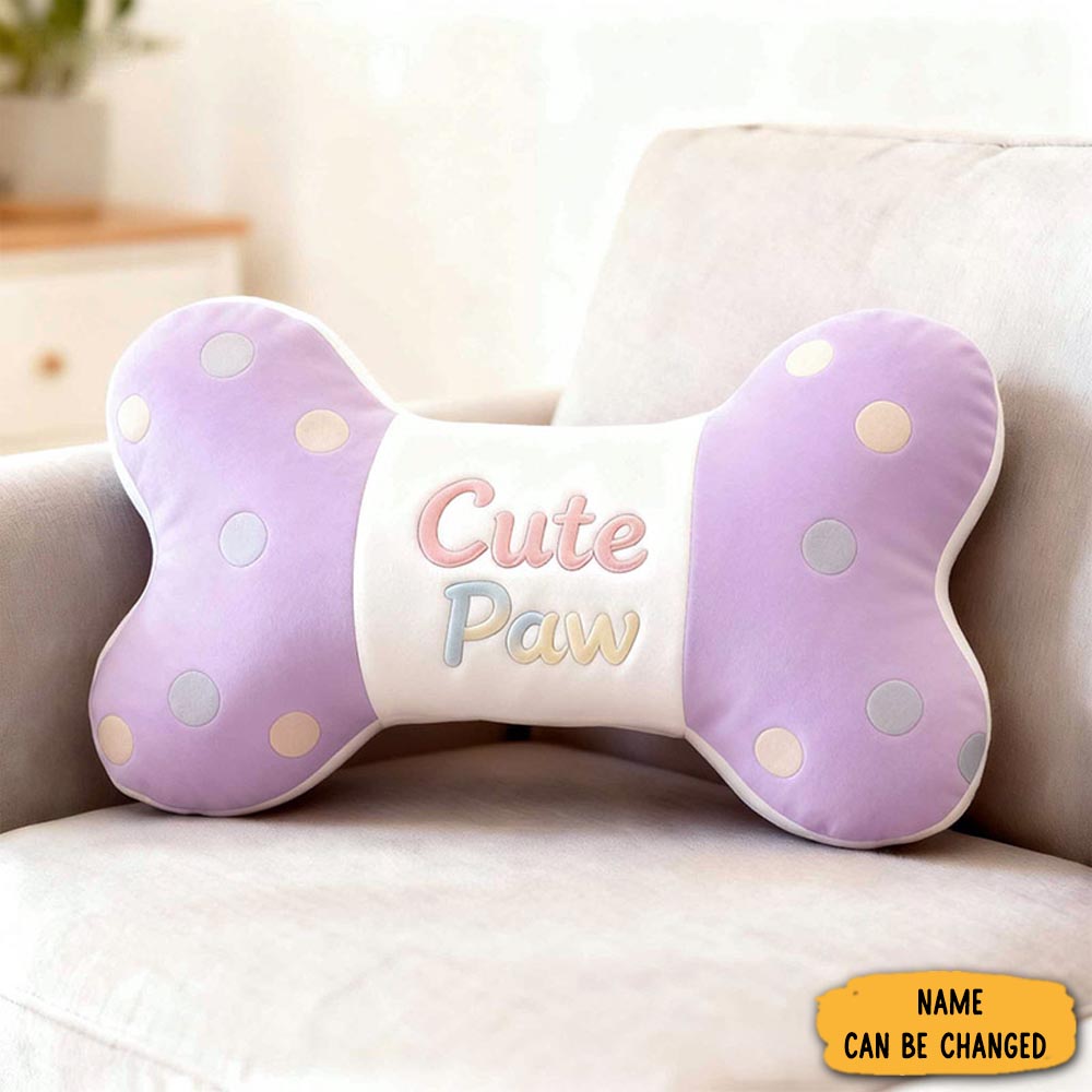 Personalized Dog Lover Dog Bones With Custom Name Design Pillow Graphic 3d Print