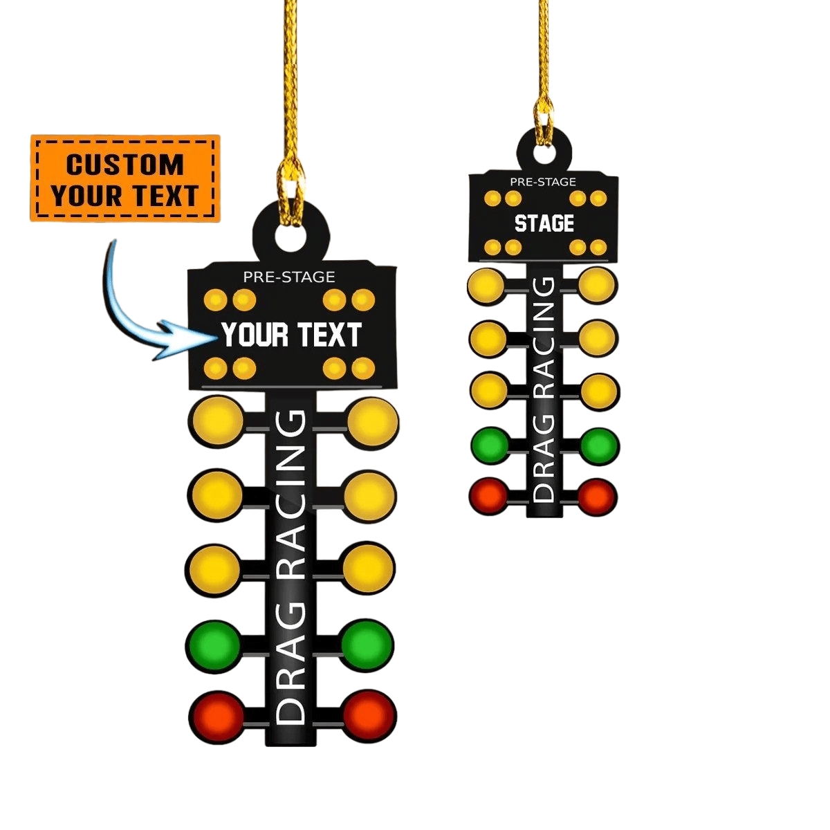 Personalized Drag Racing Ornament Drag Racing Christmas Tree Ornaments Gift