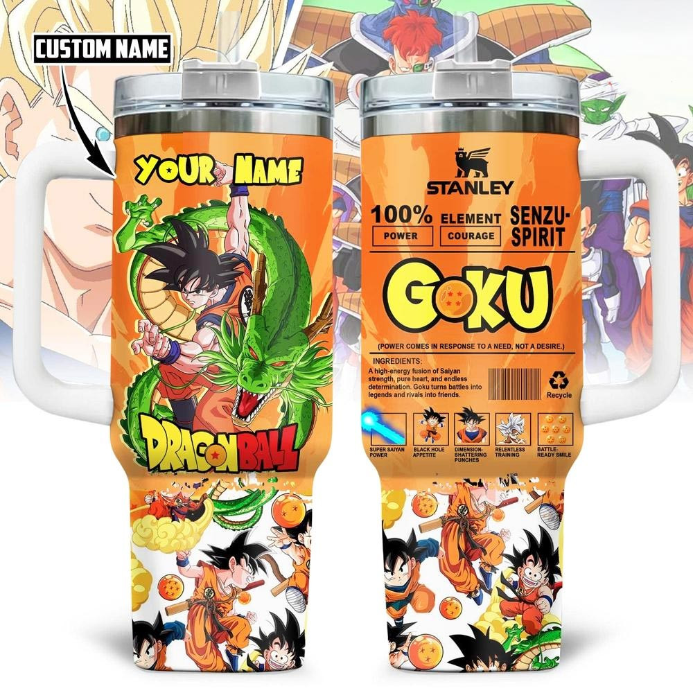 Personalized Dragon Ball Goku Limited Edition Stanley Tumbler Cup Him Gifts