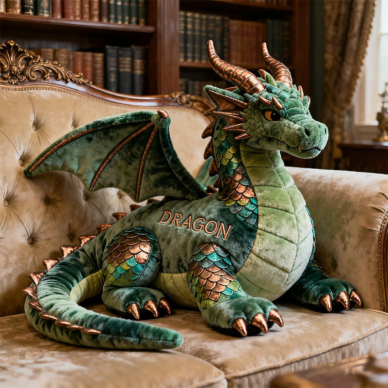 Personalized Dragon Pillow Fantasy Living Room Decor Christmas Gifts For Dragon Lovers