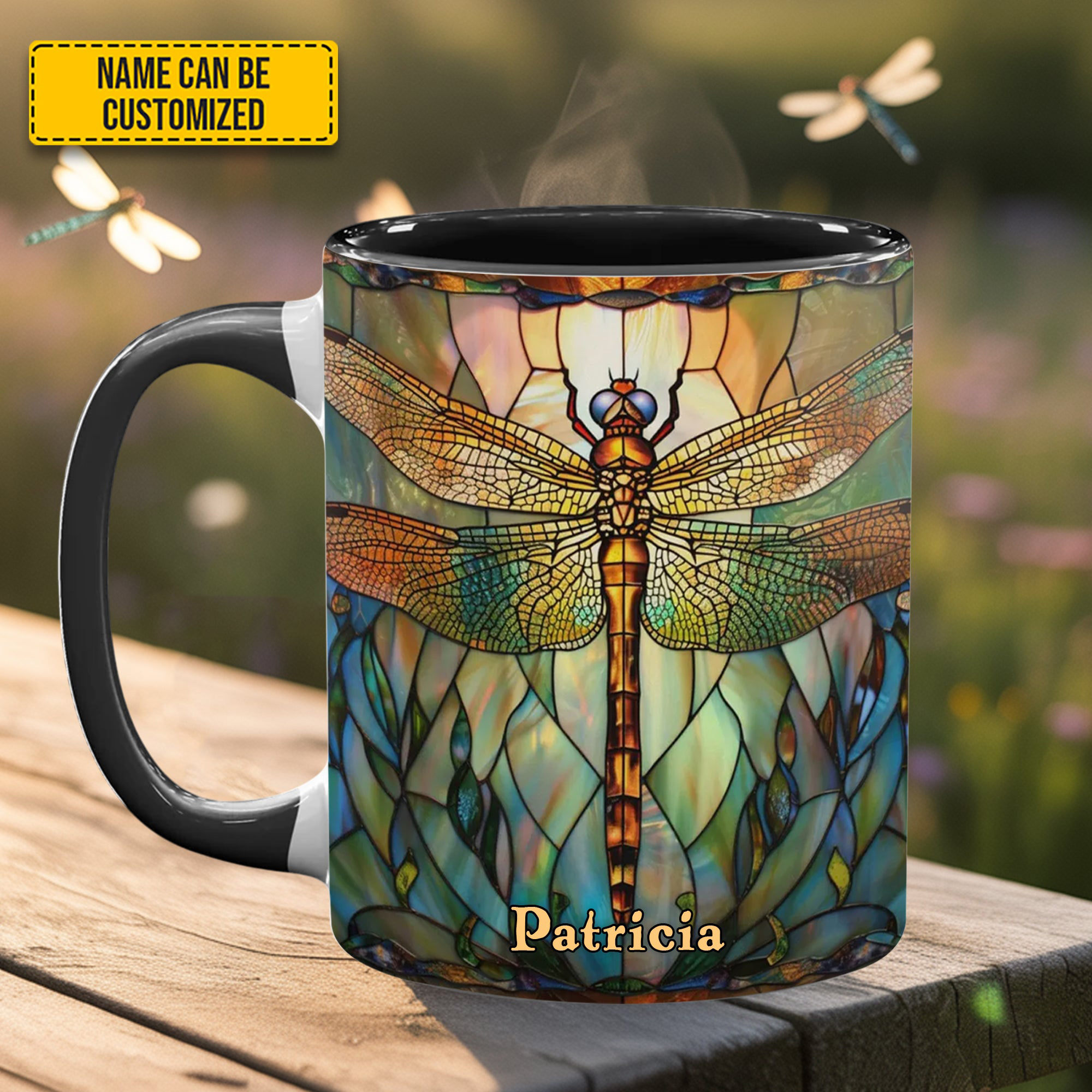 Personalized Dragonfly Dreams Mug Dragonfly Accent Mug Best Gifts For Insect Lovers