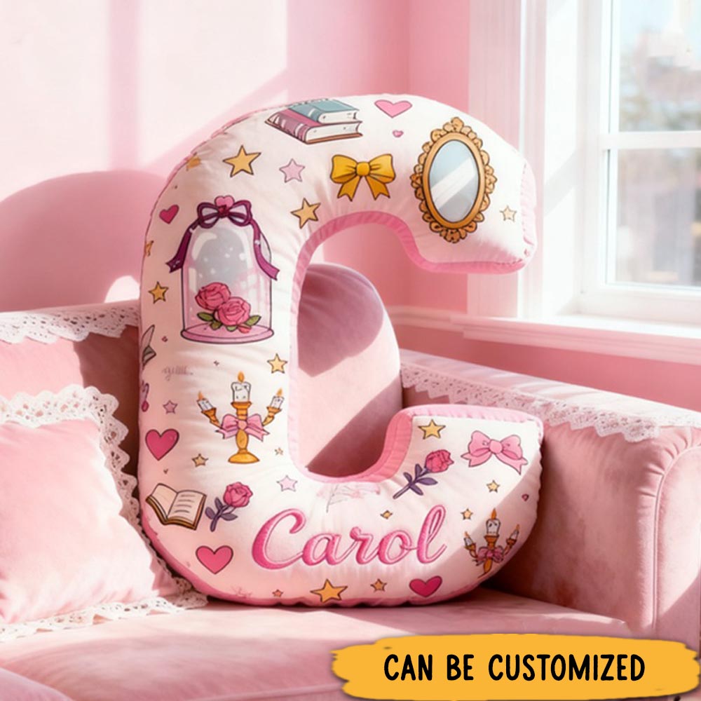 Personalized Dream Princess with Graphic 3D Print Name Pillow Christmas Gift for Kids