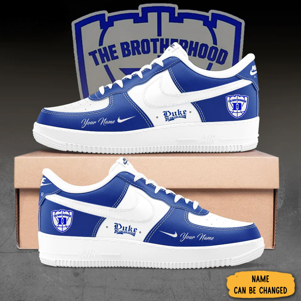 Personalized Duke Blue Devils AF1 Sneakers Acc Championship 2025 Shoes Gifts For Fans