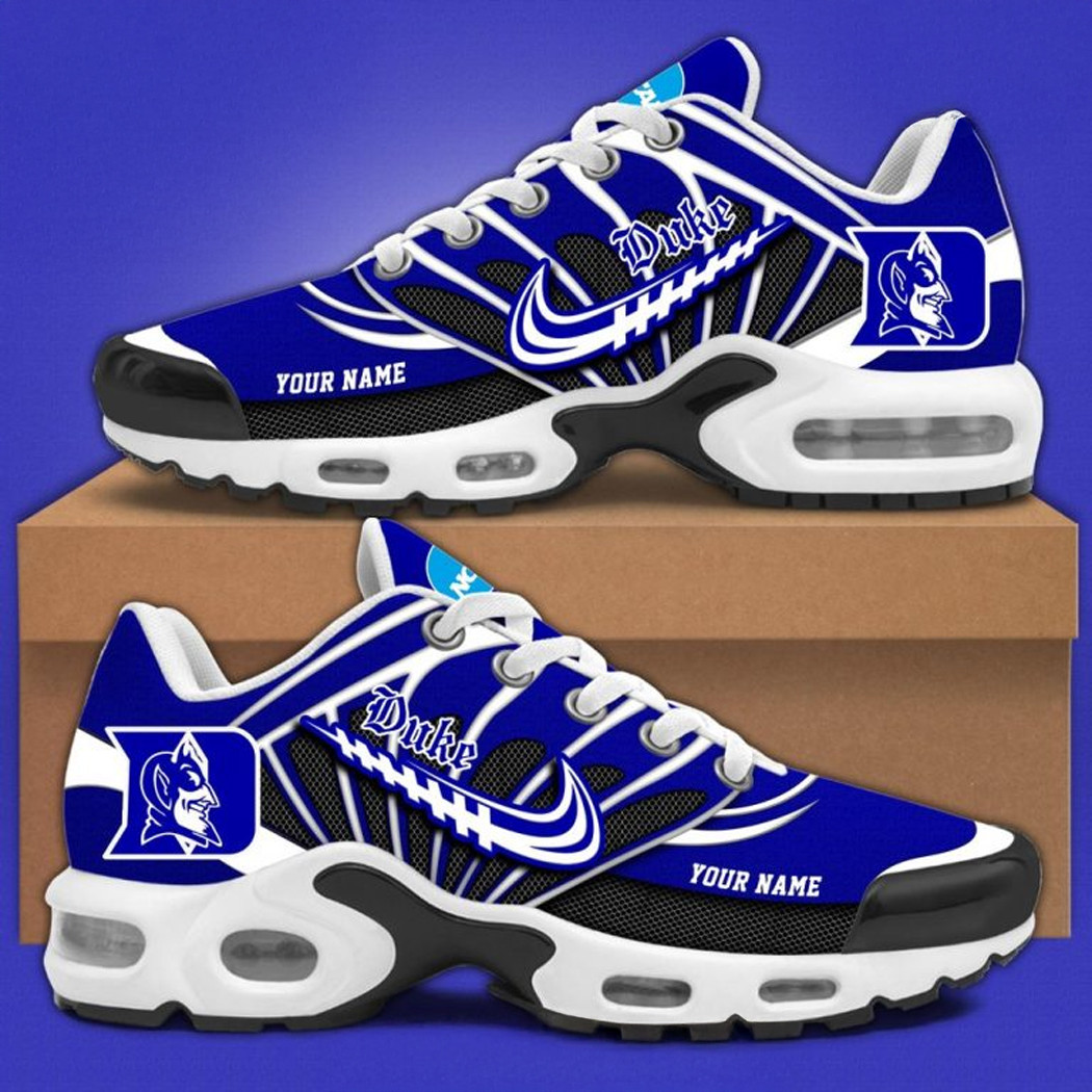 Personalized Duke Blue Devils NCAA Air Max Plus Duke Acc Championship Shoes