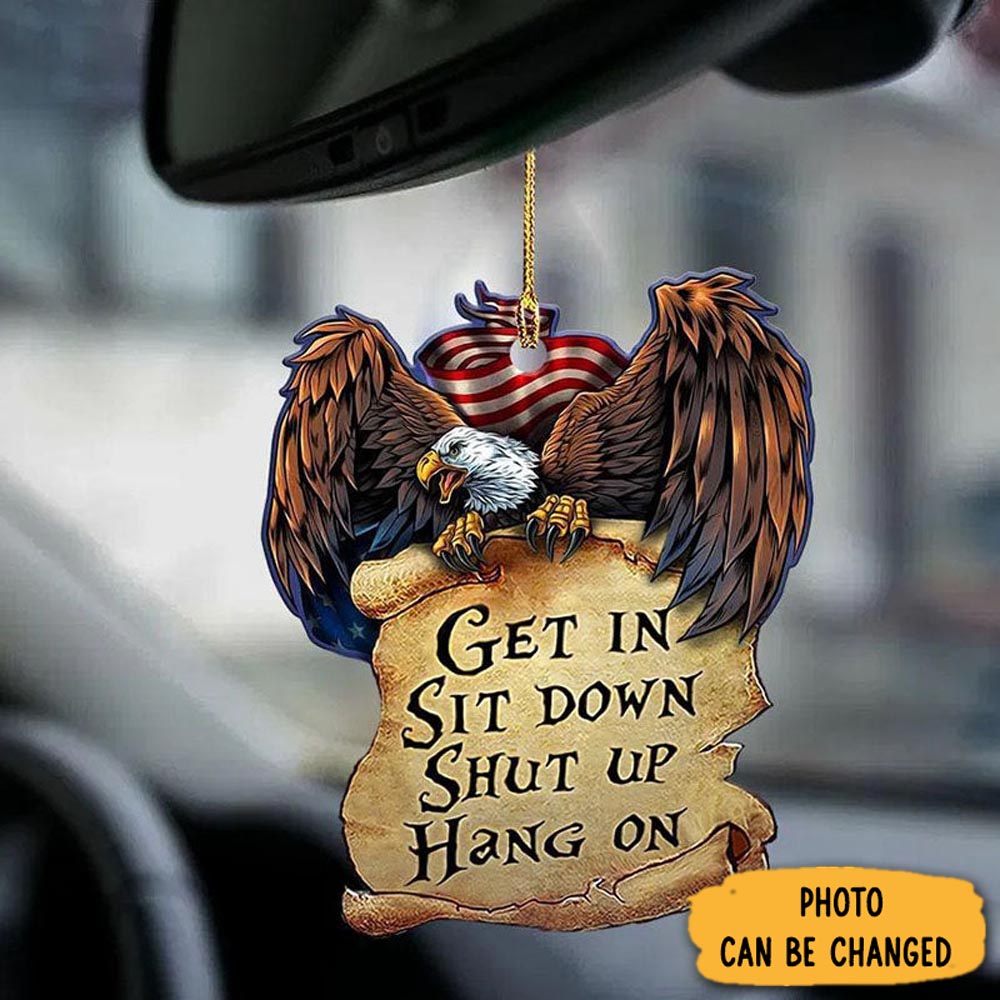 Personalized Eagle Get In Ornament Personalized Ornament For Holiday Decor