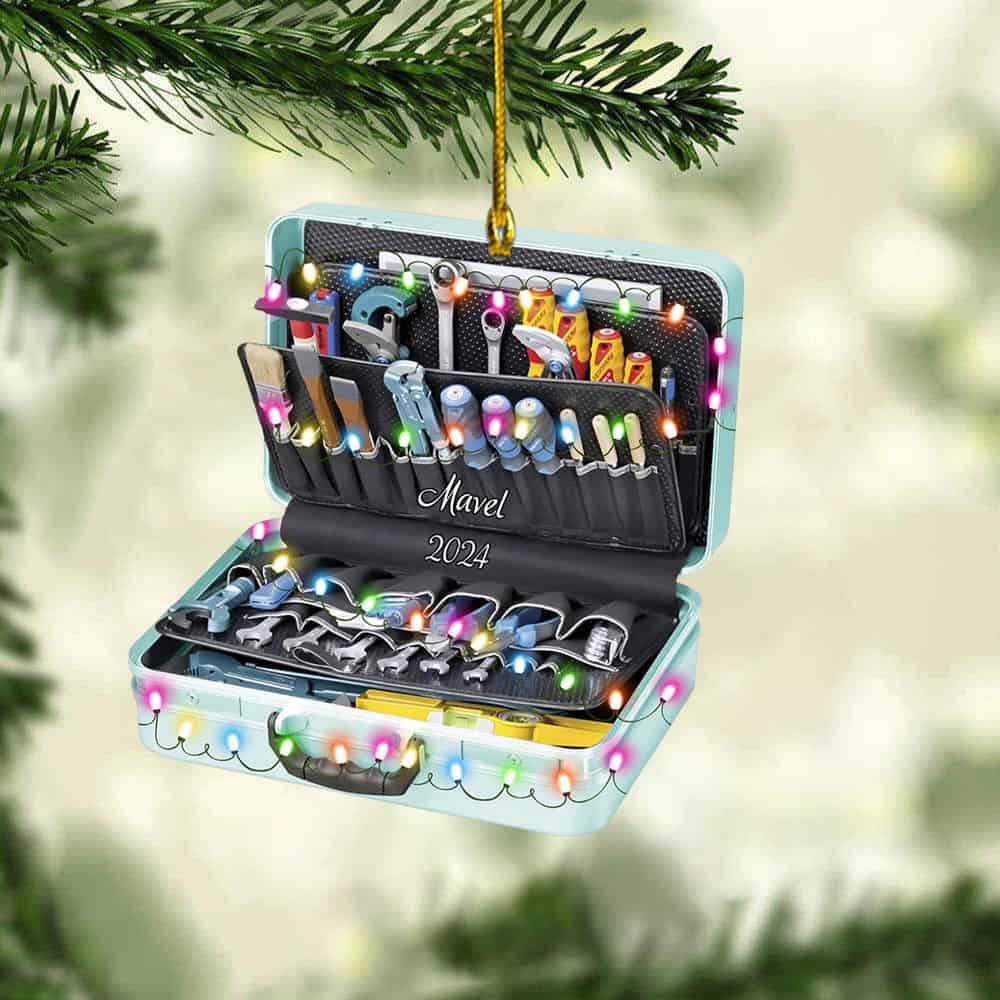 Personalized Electrician Christmas Ornament Gift For Electrician