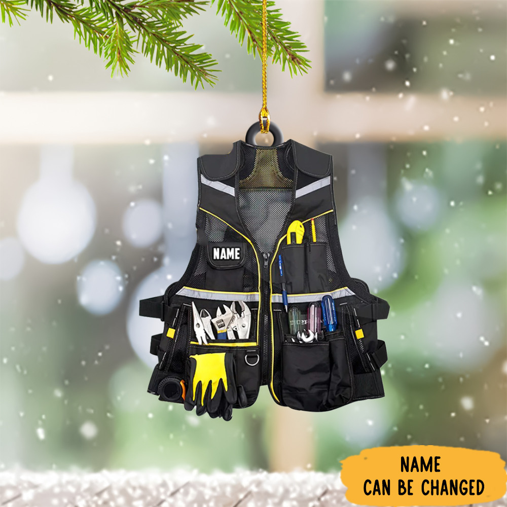Personalized Electrician Ornament Electrician Christmas Tree Ornaments 2024