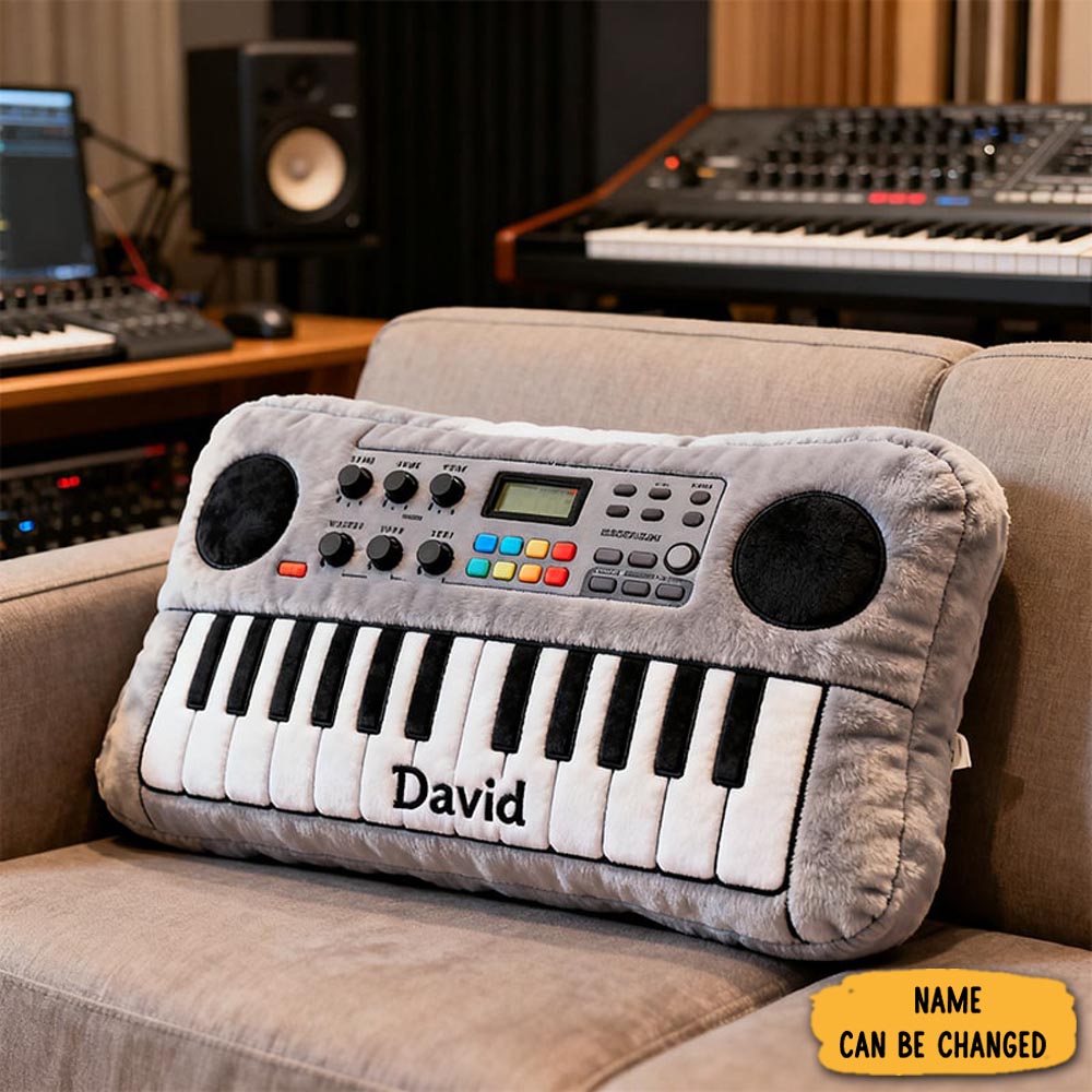 Personalized Electronic Keyboard Pillow Home Decor Sofa Christmas Decorations