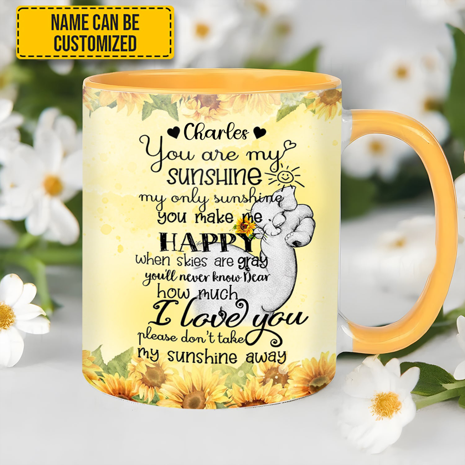 Personalized Elephant Mug You Are My Sunshine Mug Gifts For Elephant Lovers
